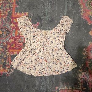 Japna Babydoll Flowy Floral Top